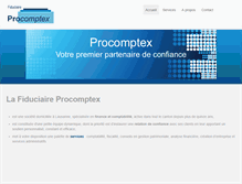 Tablet Screenshot of procomptex.ch